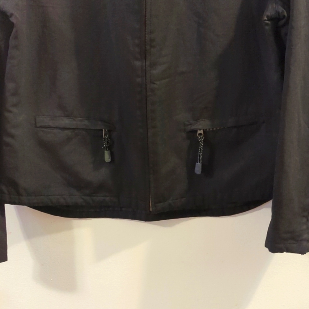 Black Polyester/Nylon Jacket - Picture 4 of 4